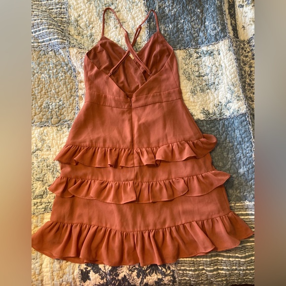 Lulus Strappy Ruffle Dress - Picture 2 of 4